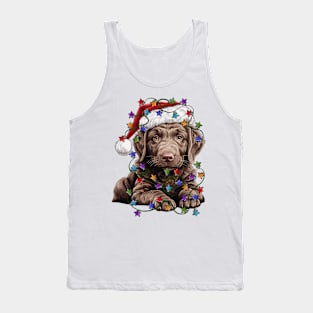 Christmas Puppy Tank Top